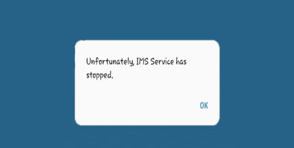 corrigir “Infelizmente IMS serviço parou”