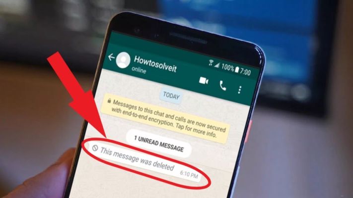 Leu Mensagens excluídas do WhatsApp no Android