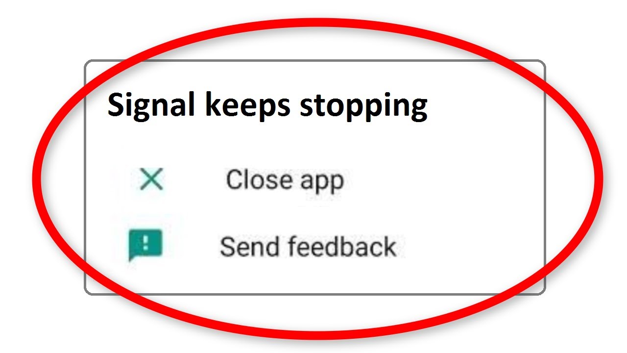 Correção App Signal continua travando No telefone Android