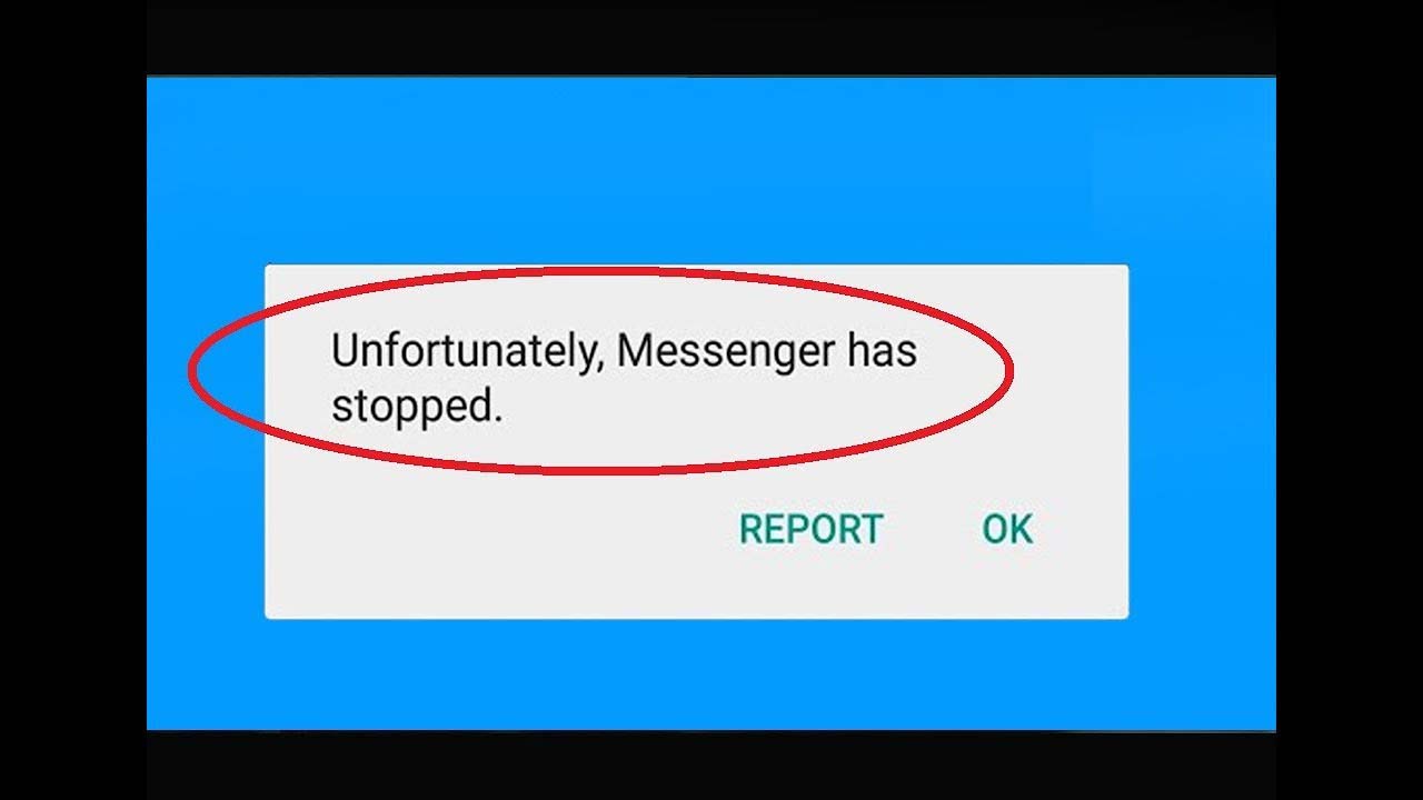Corrigir "Infelizmente, O Messenger parou” No Android