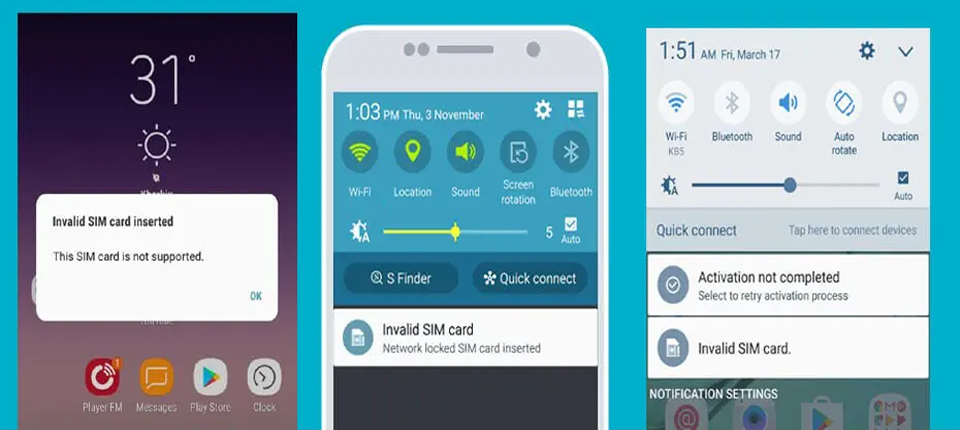 Corrigir Cartão SIM inválido Erro no Android