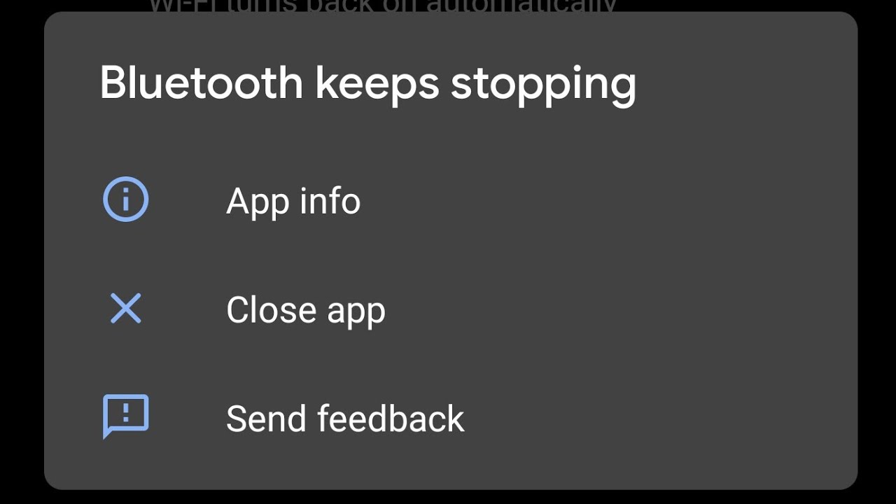 consertar Bluetooth continua parando No Android